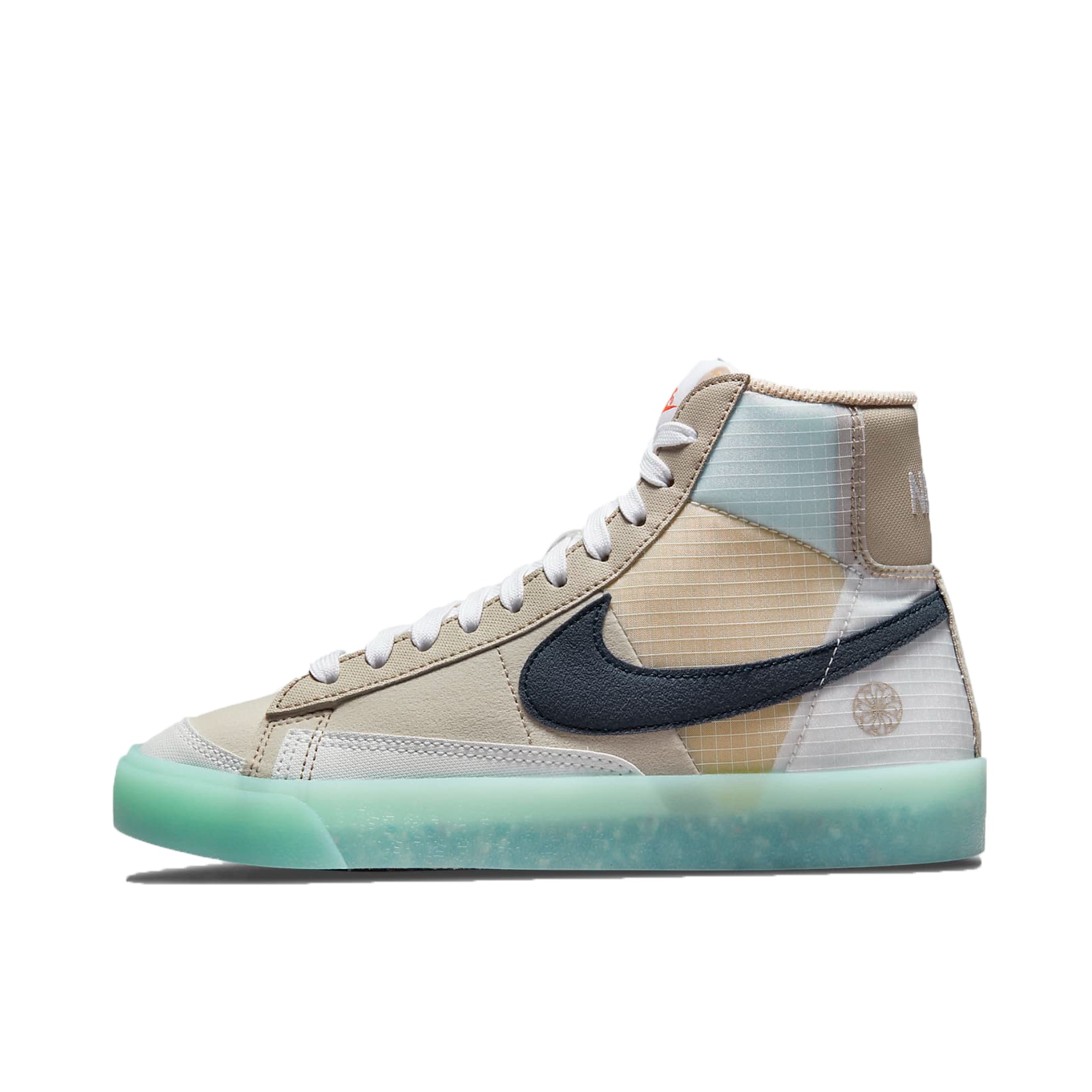 推荐商品：Nike Blazer 板鞋 经典复古防滑舒适百搭 GS/米色/黄色/蓝色