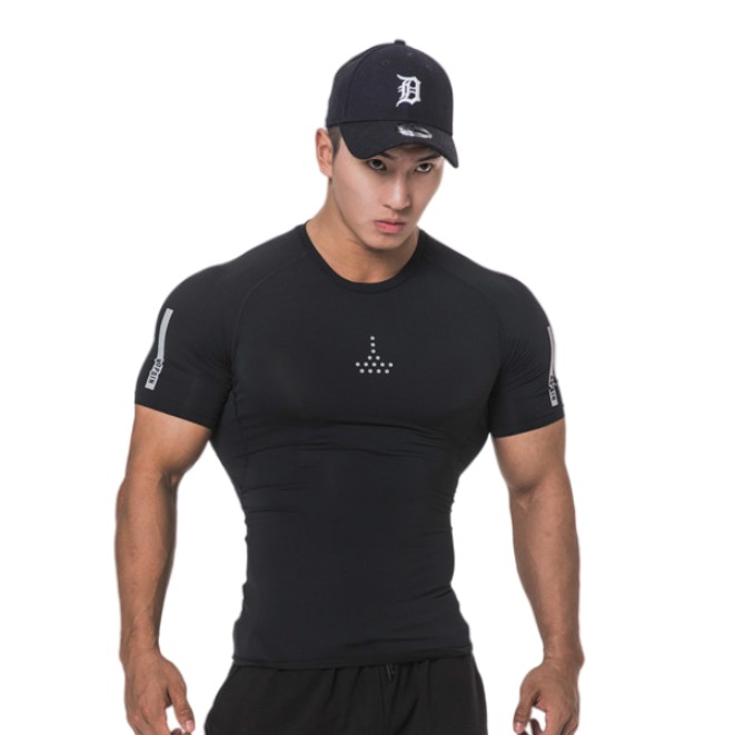 Muscle Dog 纯色透气T恤 M2081022931