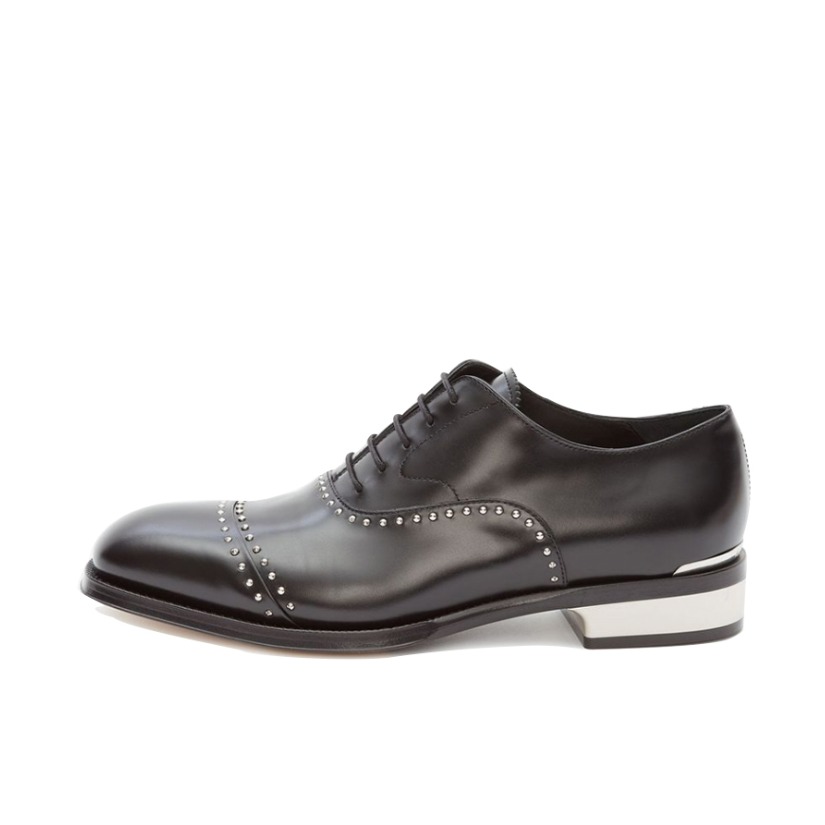 Alexander Mcqueen 小牛皮金属跟 休闲鞋  627211WHYi21081