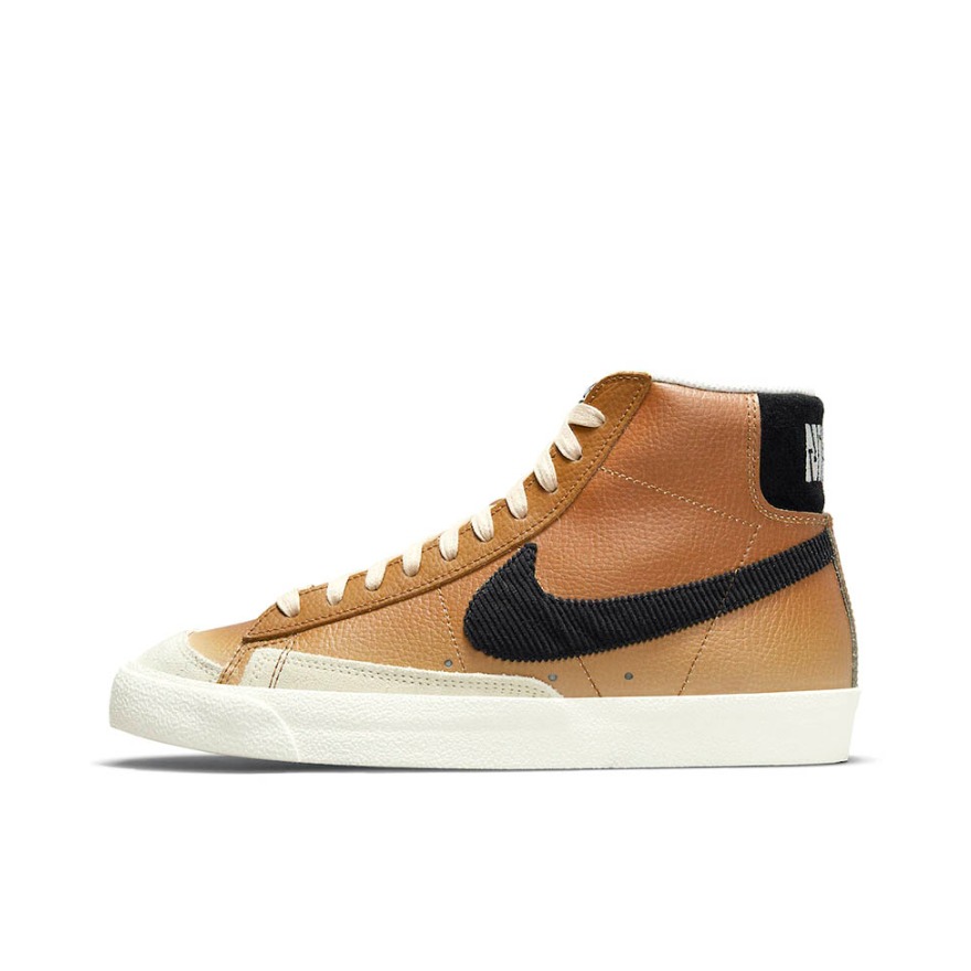 推荐商品：Nike SB Blazer Zoom 滑板鞋 板鞋 拼接时尚复古防滑耐磨透气运动休闲舒适百搭 Mushroom 中帮/棕褐色/黑色