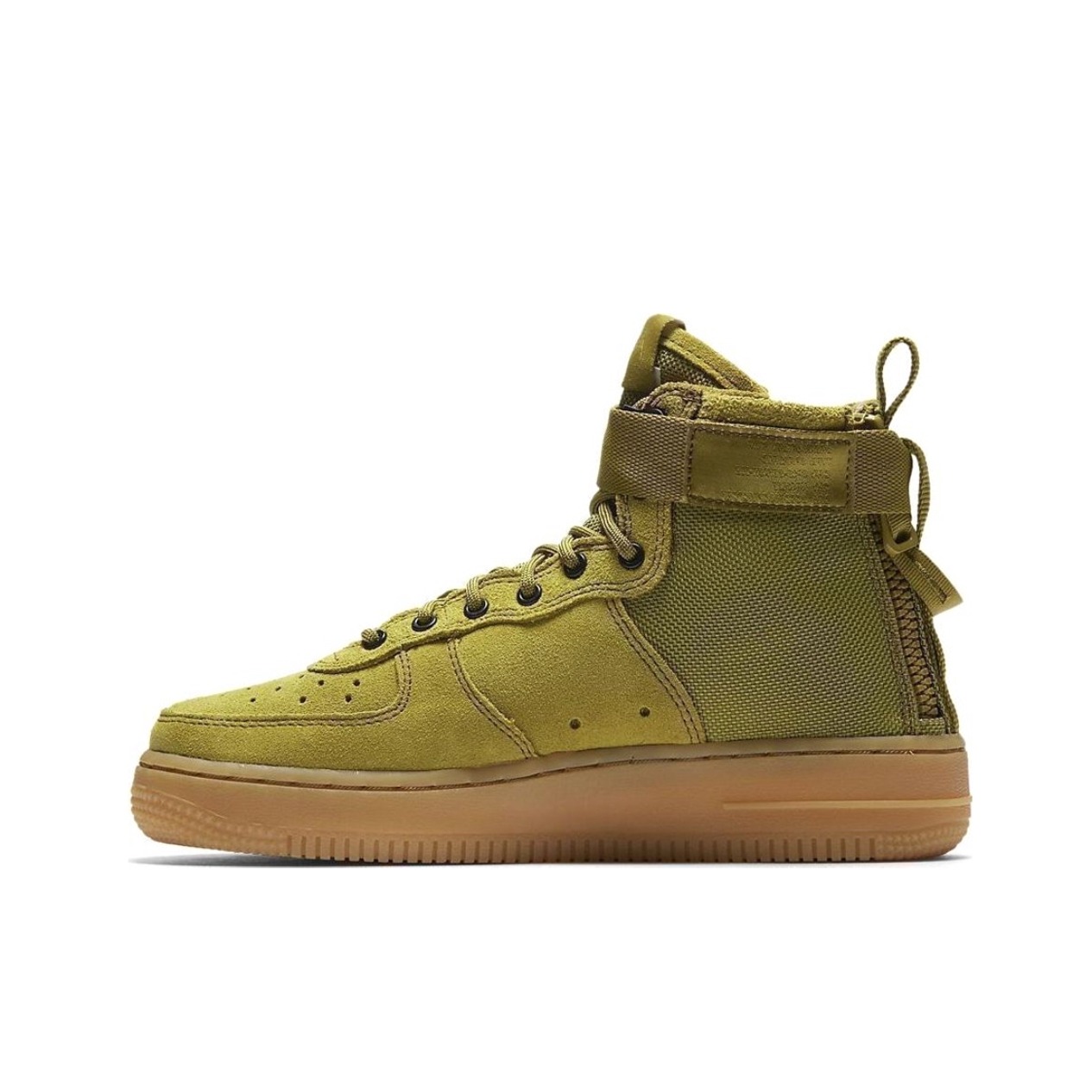 推荐商品：Nike Air Force 1 SF 板鞋 机能缠绕防滑耐磨减震透气复古包裹性 Mid Desert Moss 橄榄绿 Mid