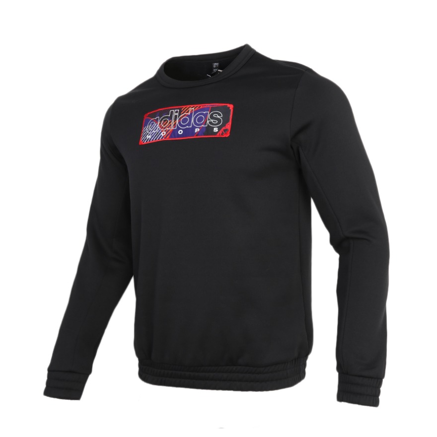 adidas MIC GFX CREW新年款加绒保暖圆领套头衫长袖卫衣 GQ2834