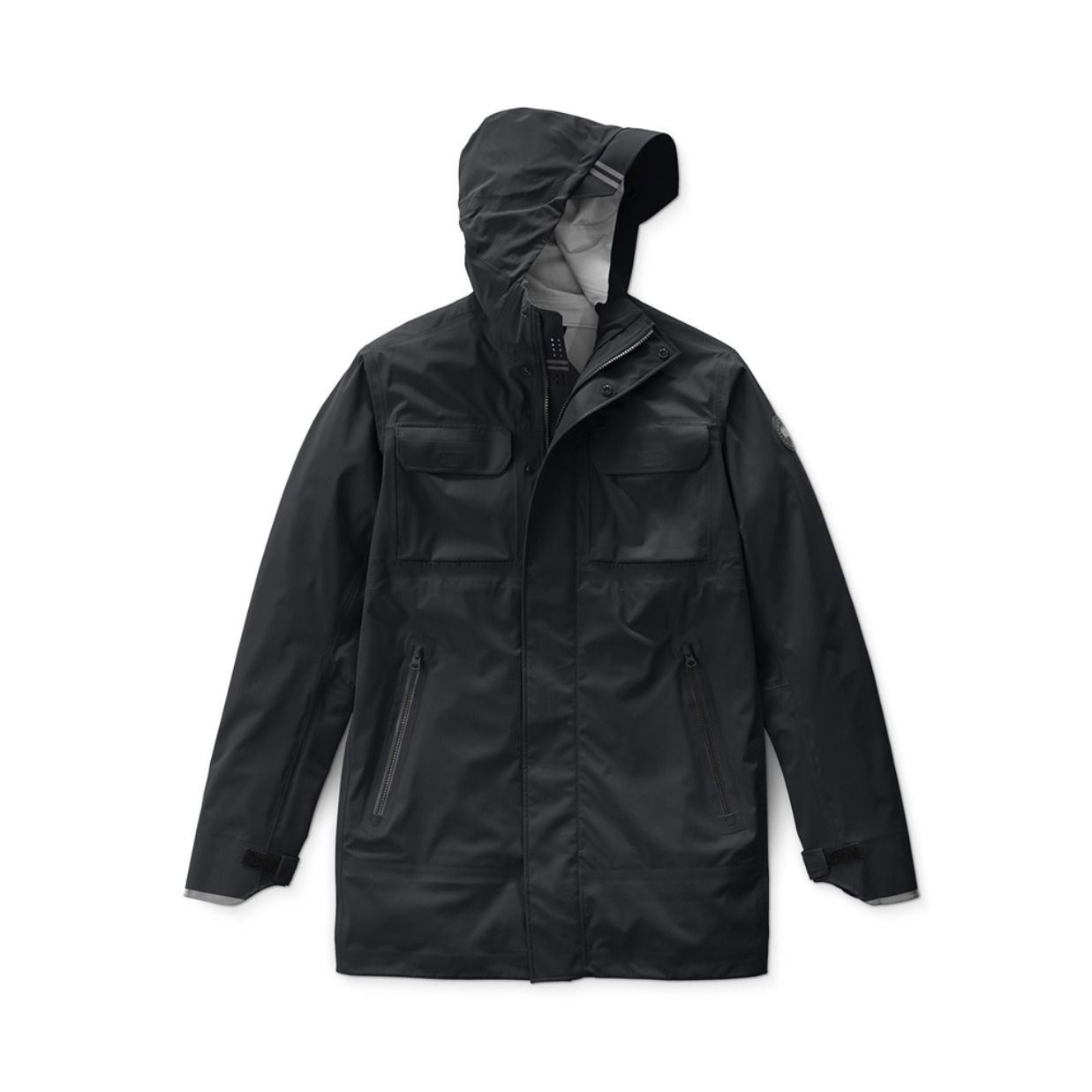 Canada Goose/加拿大鹅 Wascana 黑标长袖连帽防雨夹克 男女同款 5612MB