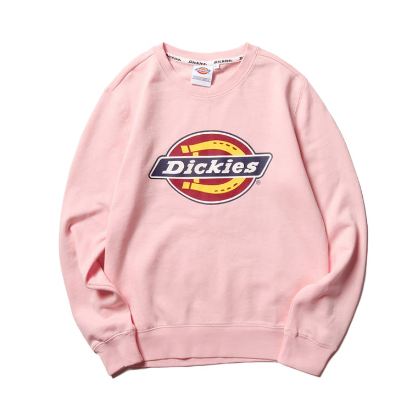 Dickies 休闲印花圆领棉毛圈布卫衣 男女同款 DK007520