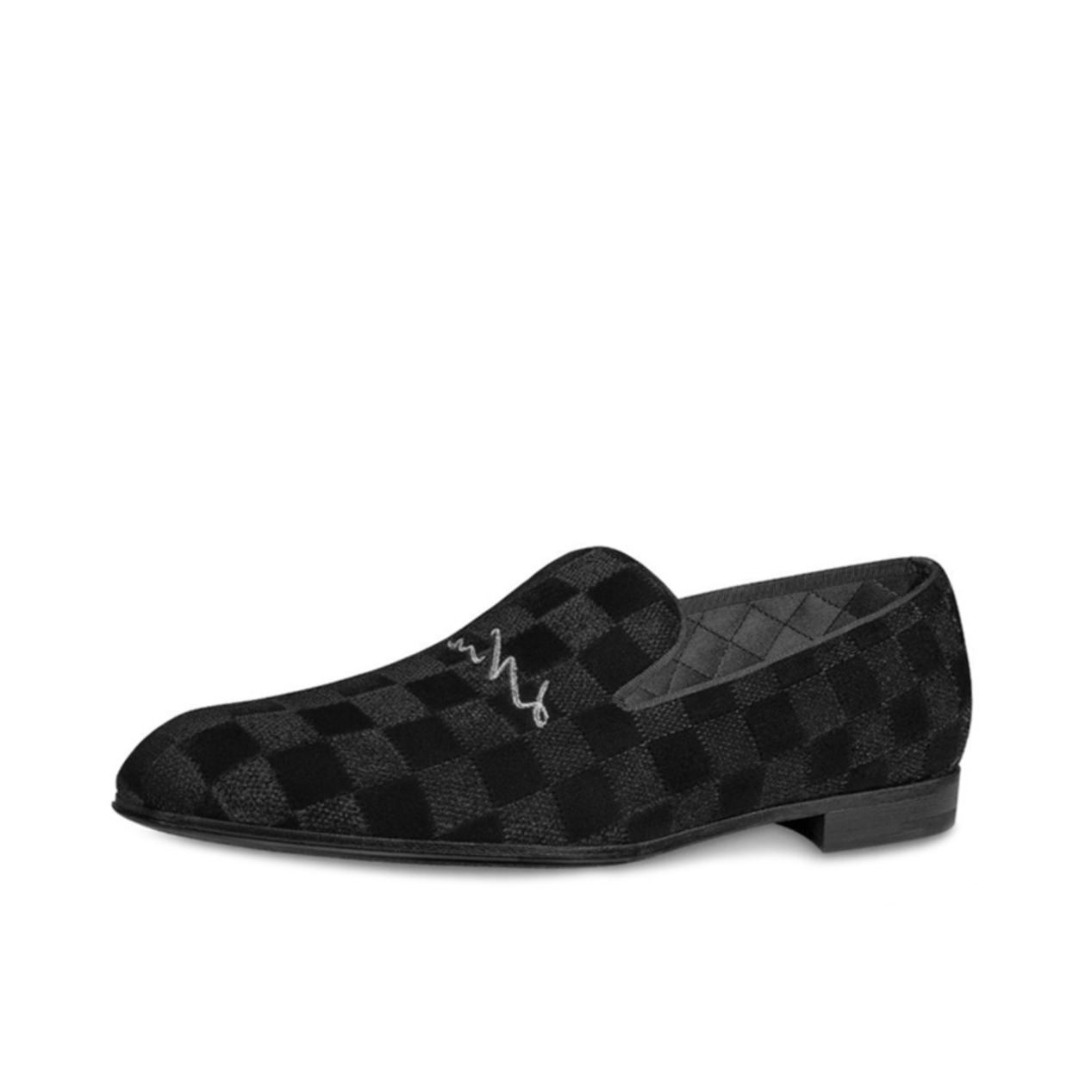 推荐商品：Louis Vuitton 路易威登 Auteuil Damier 绒面 休闲百搭 休闲鞋 黑色
