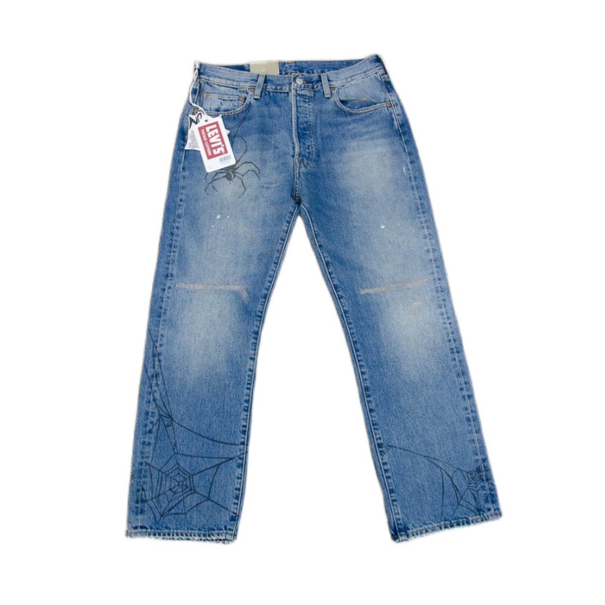 Levis 磨破补丁赤耳限量牛仔裤 85623-0008