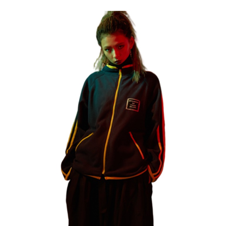 INFECTIOUS 复古反绒刺绣外套