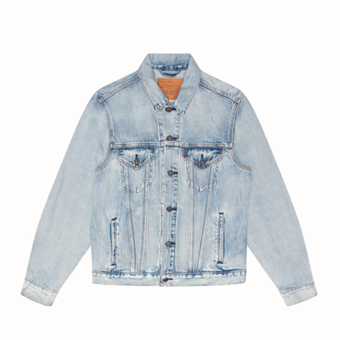 Levi's 水洗做旧牛仔外套夹克 77380-0014