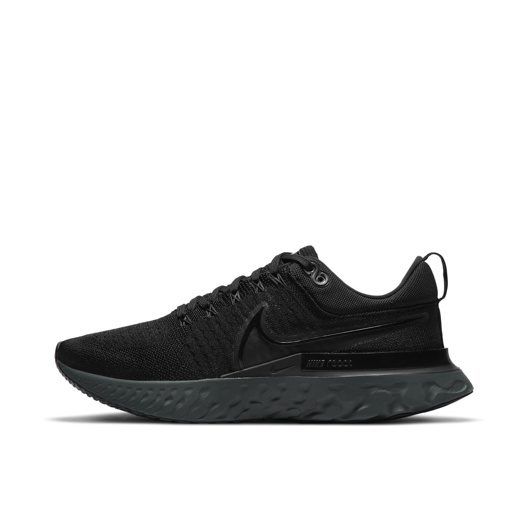 推荐商品：Nike React Infinity Run Flyknit 2 跑鞋 缓震轻便碳板回弹织物合成革防滑训练 黑武士