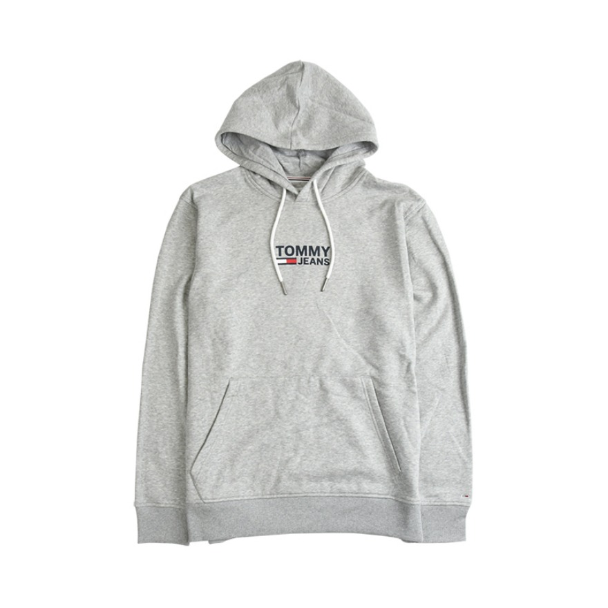 Tommy Hilfiger 纯色印花加绒连帽卫衣 男女同款 78F1186