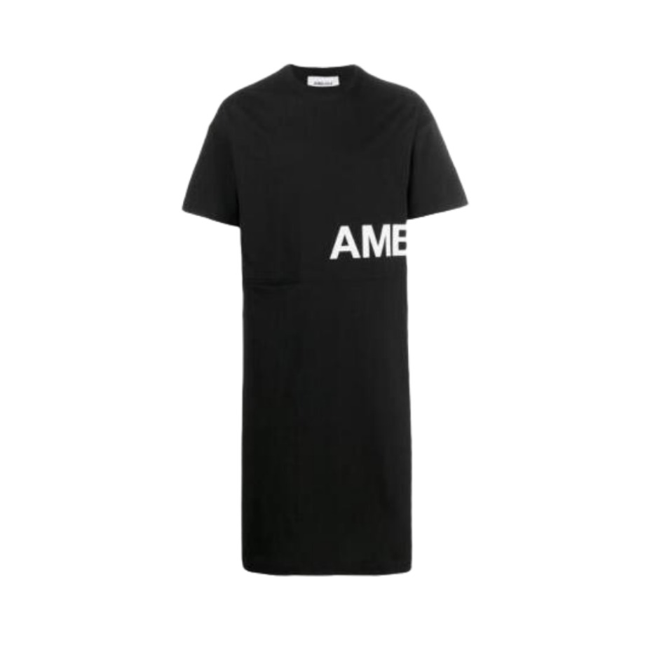 AMBUSH  logo印花长款T恤