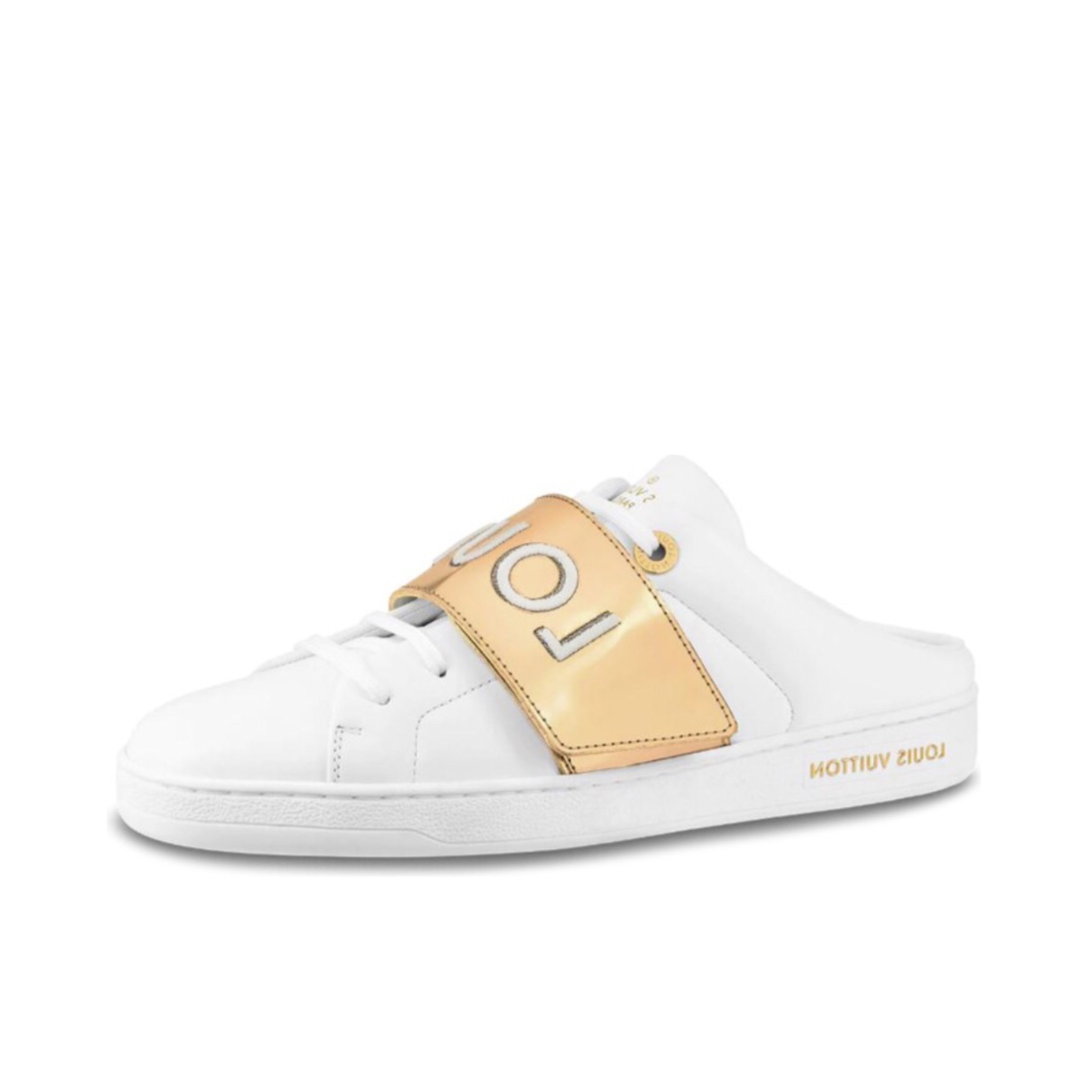 Louis Vuitton 路易威登 frontrow 小牛皮运动拖鞋 1A4WV2