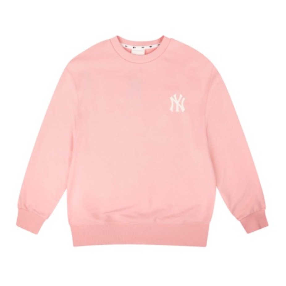MLB NY长袖宽松印花LOGO运动休闲潮流圆领套头卫衣 男女同款 31MT21941