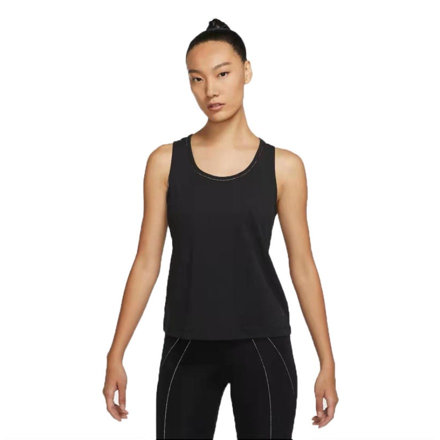 Nike 女装 YOGA DRI-FIT METALLIC TRIM 透气速干运动无袖圆领背心T恤 DD5805
