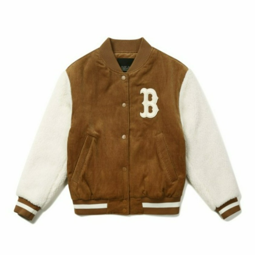 MLB 羊羔绒灯芯绒棒球服夹克 男女同款 31JPF6061