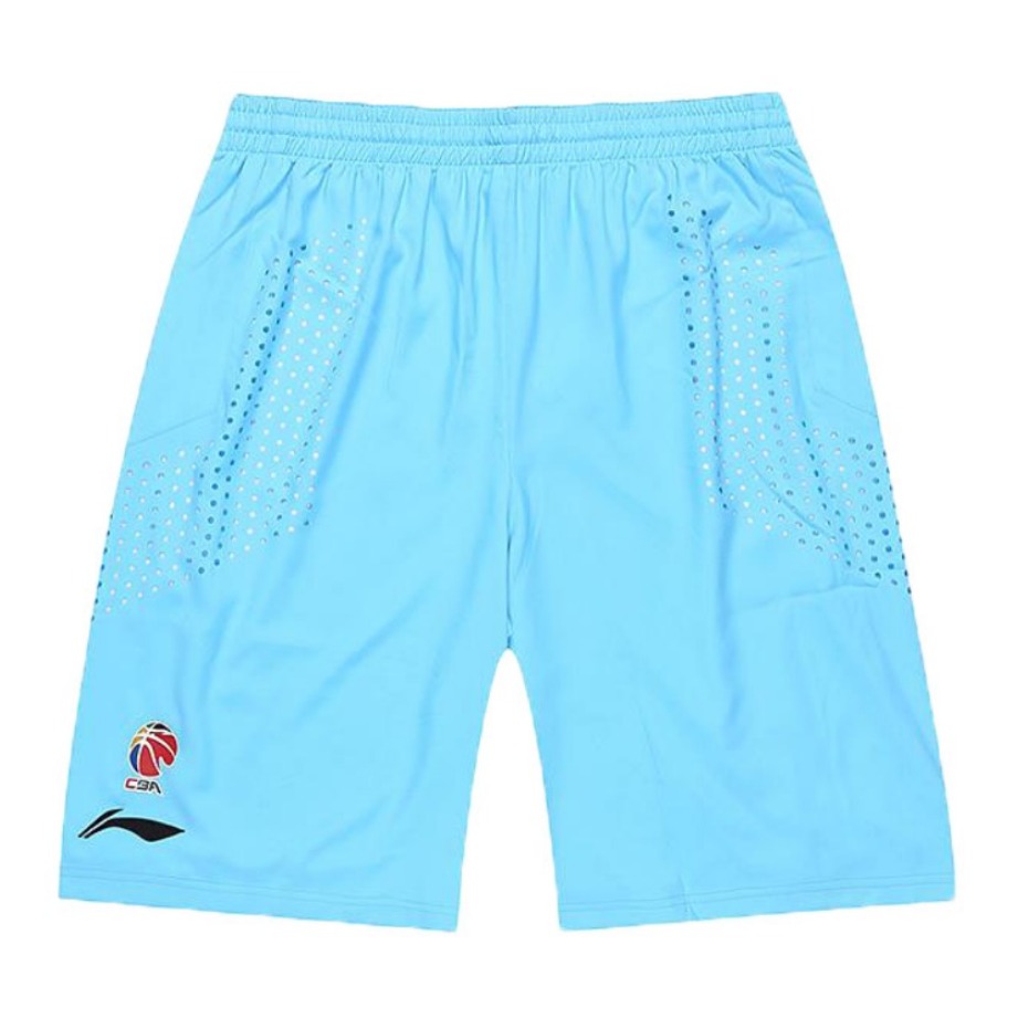 Li Ning CBA赞助12-13赛季新疆队客场篮球比赛短裤AAPG551