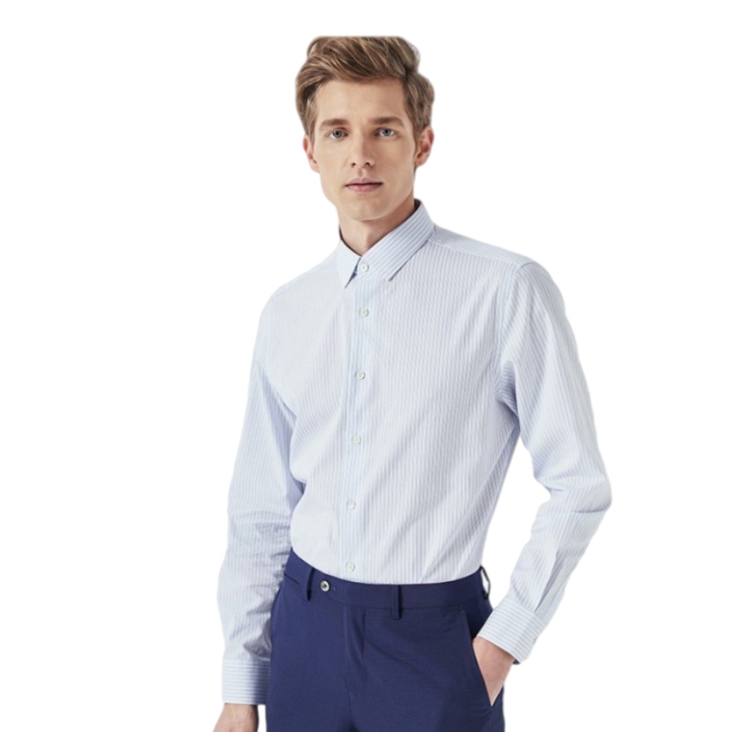 KALTENDIN 商务正装长袖条纹衬衣 KSJAC3511FS