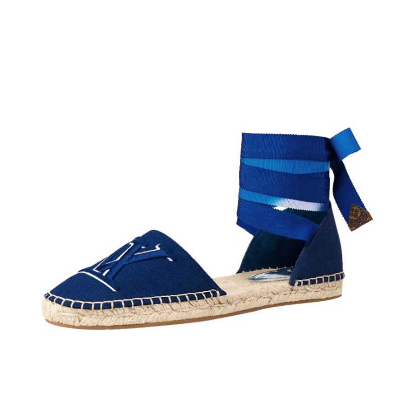 Louis Vuitton 路易威登 路易威登 starboard 麻编平底凉鞋 1A7TQV