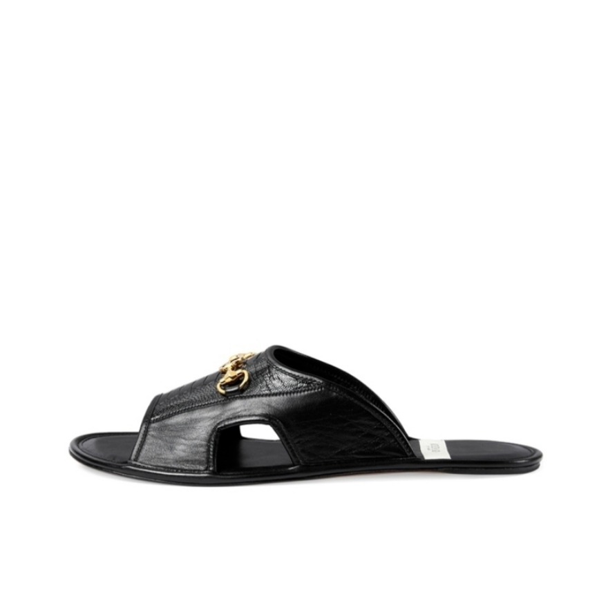 Gucci 古驰 u形带 拖鞋  ‎624849