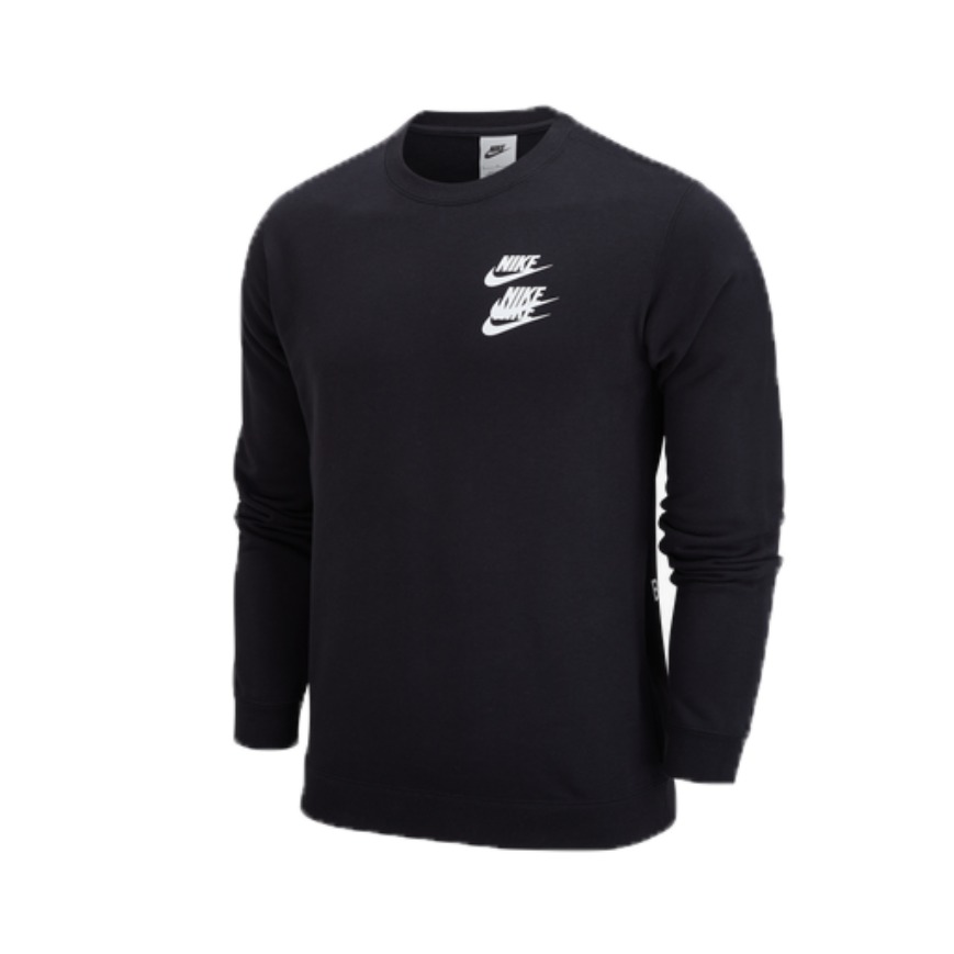 Nike SPORTSWEAR 三勾圆领套头舒适长袖套头衫运动卫衣 男女同款 DV7381