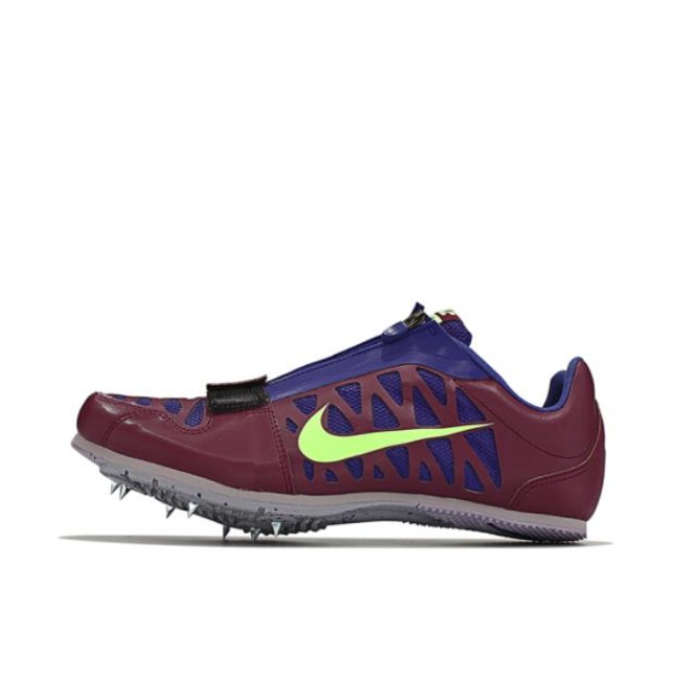 推荐商品：Nike Zoom Long Jump 4 跑鞋 训练鞋 舒适轻盈减震防滑耐磨 酒红/蓝色