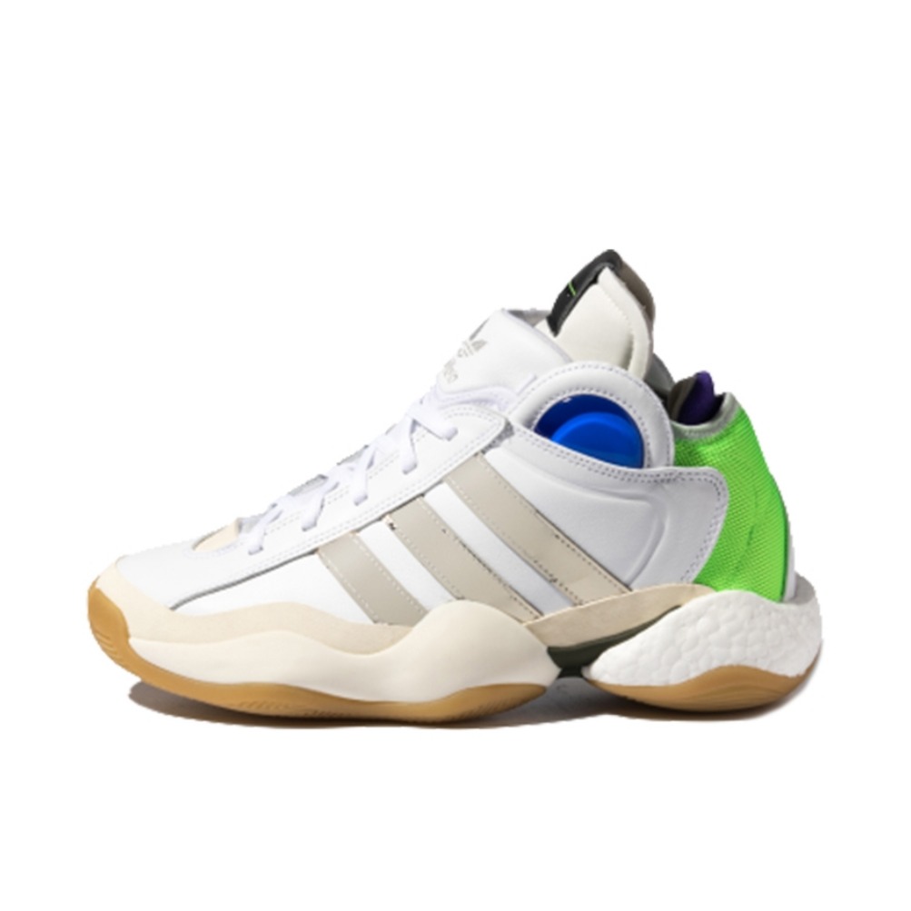 推荐商品：adidas Originals Crazy BYW Sankz休闲透气 耐磨 拼接 实战 篮球鞋 上官喆联名/白色/彩色