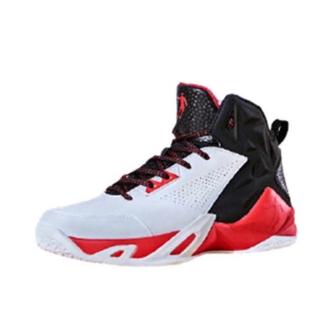 推荐商品：乔丹体育 减震 防滑耐磨 篮球鞋 XM1570168 白色/黑色/红色