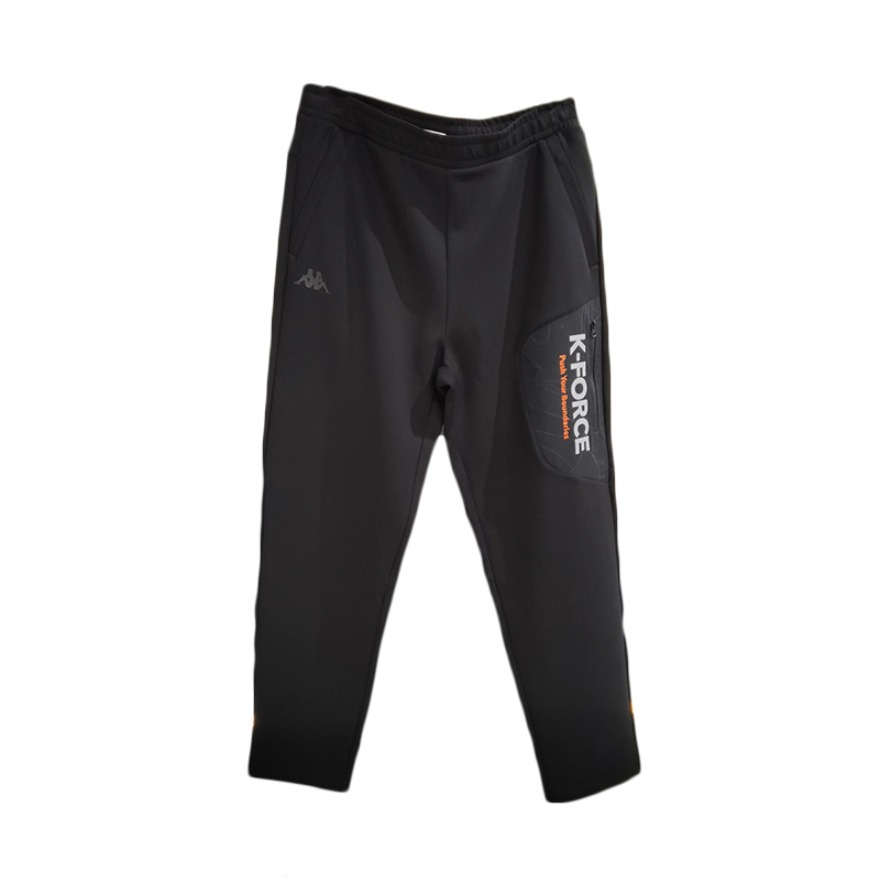 Kappa 运动加厚印花针织直筒长裤 K0B72AK42