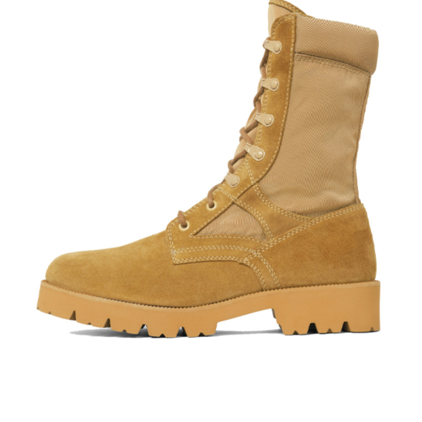 CLINE 牛皮绒面革和锦纶户外 系带靴 343727002C.04LU