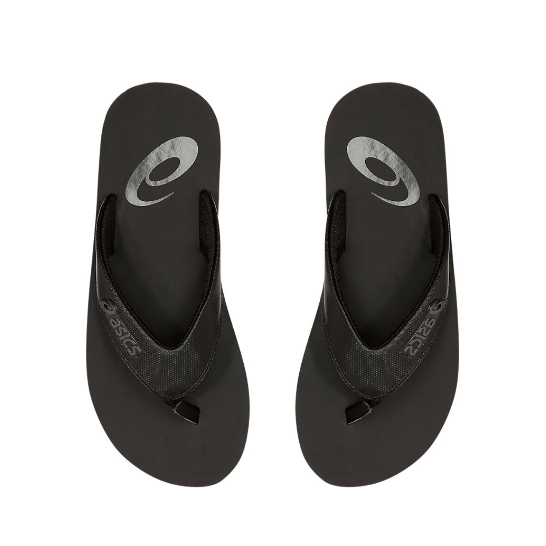 推荐商品：Asics/亚瑟士 Flip Flop 防滑耐磨 透气舒适 拖鞋 黑色/灰色