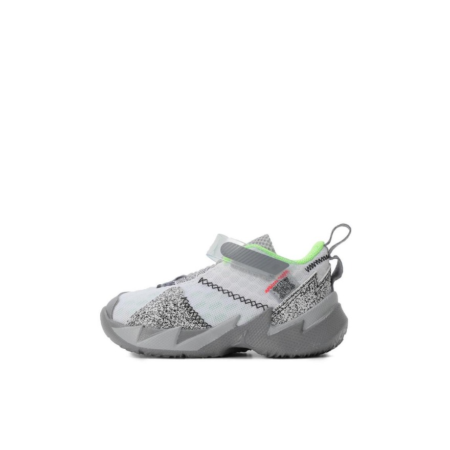 推荐商品：Jordan Why Not Zer0.3 防滑耐磨 轻便透气 舒适百搭 儿童篮球鞋 Noise 婴童/灰色