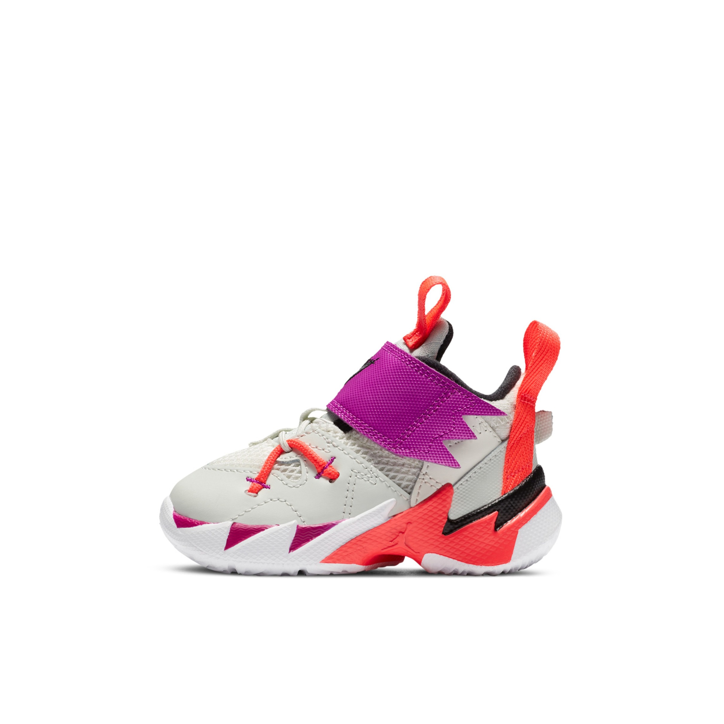 推荐商品：Jordan Why Not Zer0.3 防滑耐磨 轻便透气 舒适百搭 儿童篮球鞋 婴童/白/紫/红