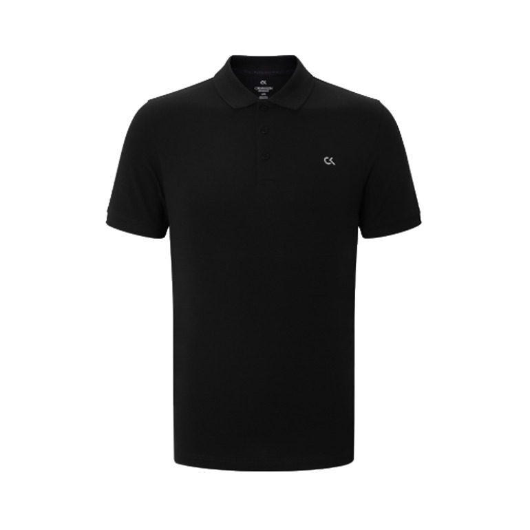 Calvin Klein 简约印花翻领短袖POLO衫 男女同款 4MS1K162