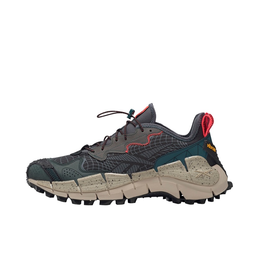 推荐商品：Reebok/锐步 Zig Kinetica Ⅱ Edge GTX 运动休闲鞋 防滑耐磨舒适透气复古厚底 灰色/蓝色/粉色