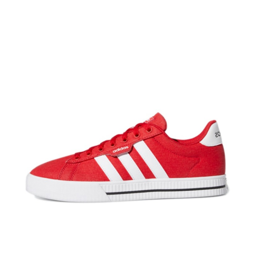 推荐商品：adidas neo Daily 3.0 板鞋 休闲舒适透气耐磨复古防滑轻便 红色/白色