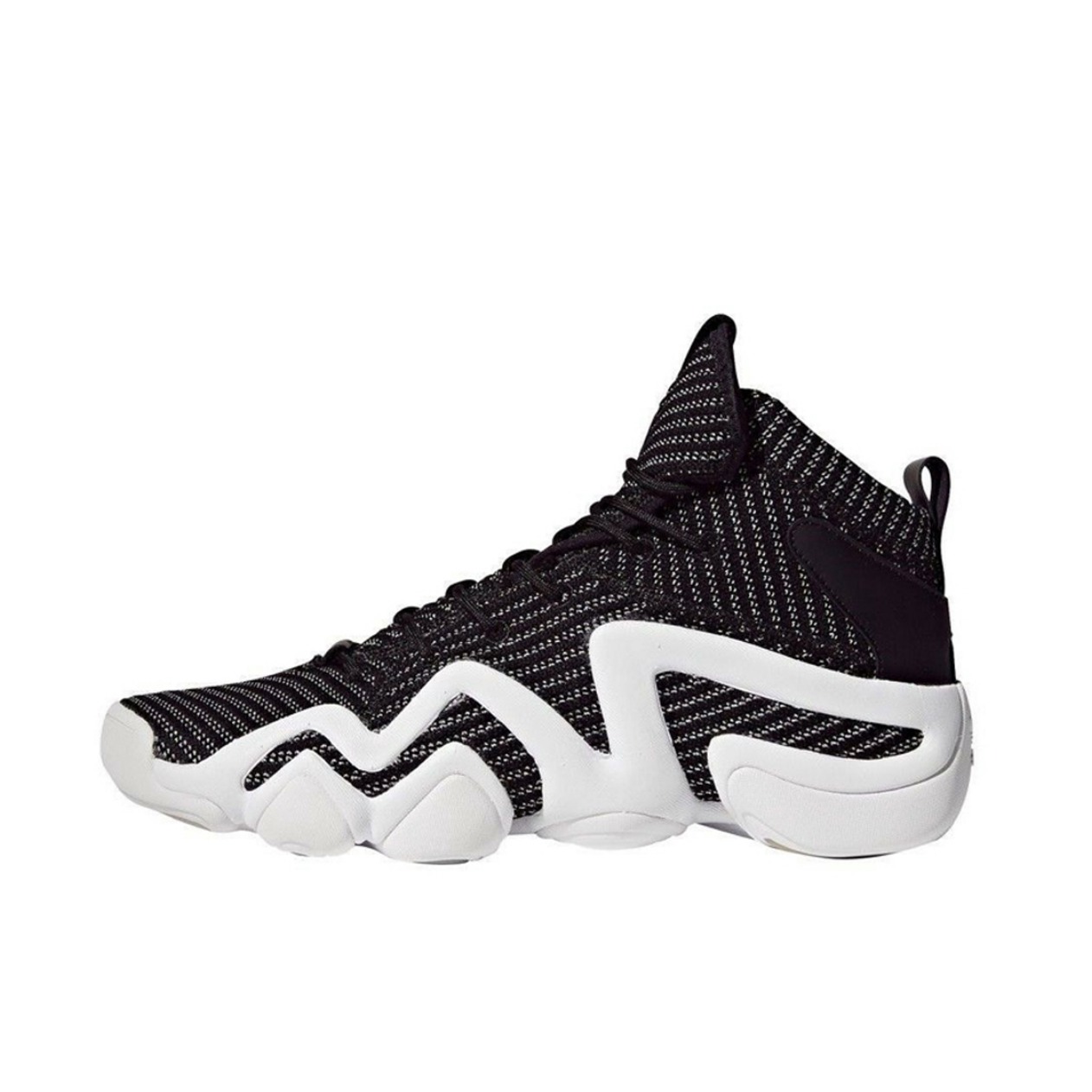 推荐商品：adidas Crazy 8 篮球鞋 复古防滑耐磨透气舒适百搭减震 Black/White 黑白编制