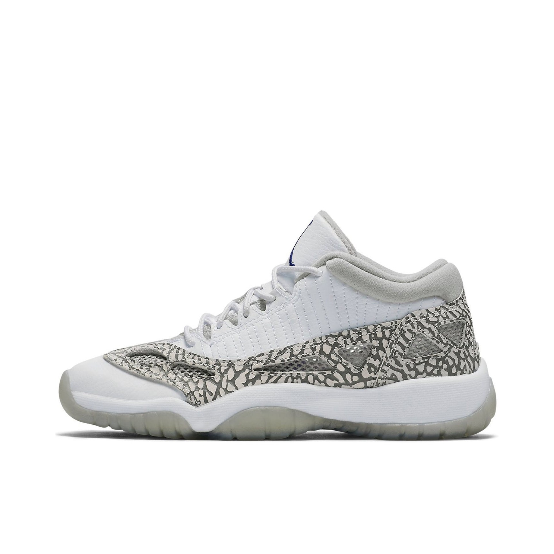 推荐商品：Air Jordan 11 篮球鞋 复古百搭防滑耐磨舒适 Low IE Cobalt IE/白爆裂