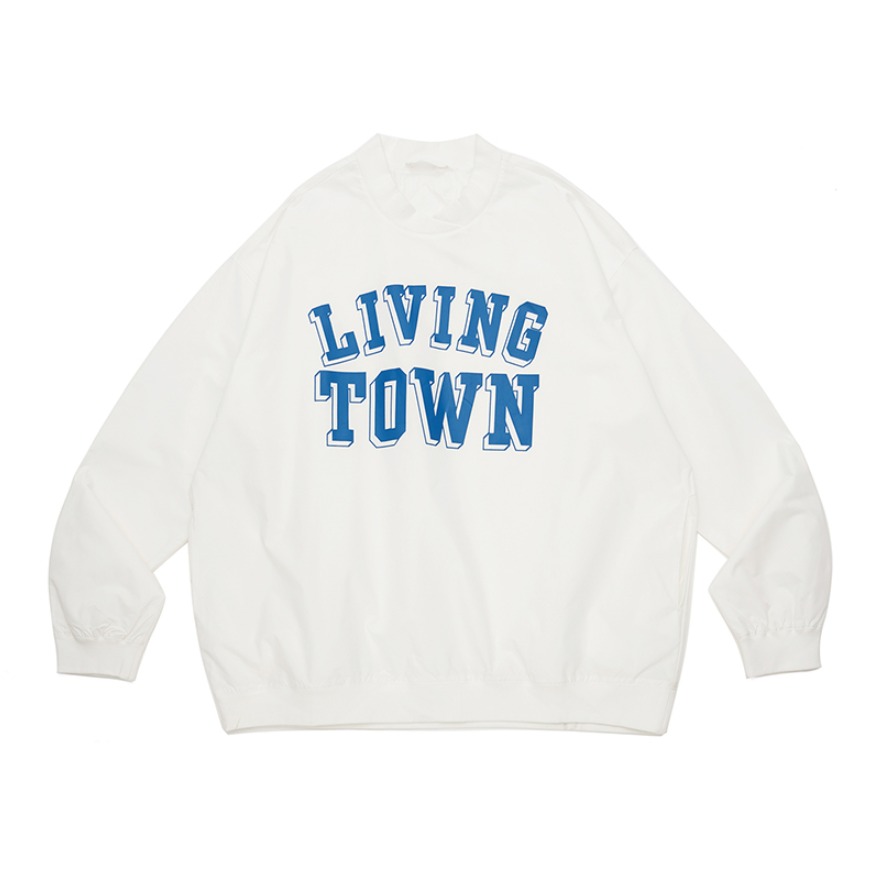 LivingTown 2021AW 字母Logo机能圆领卫衣 653629881516
