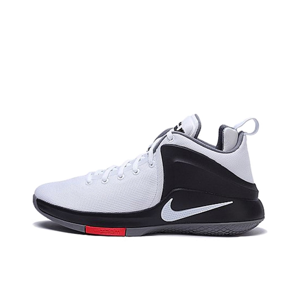 推荐商品：Nike Lebron Witness 詹姆斯 防滑耐磨 减震透气 圆头 时尚百搭 外场实战 篮球鞋 White Black 白黑