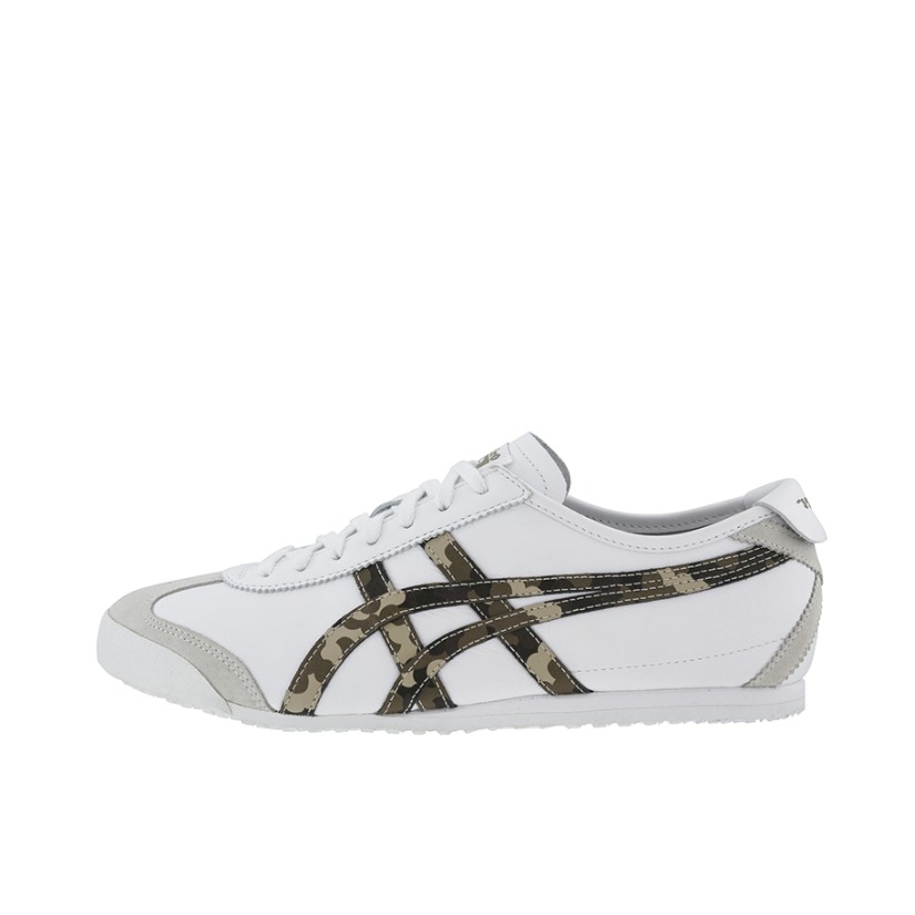 推荐商品：Onitsuka Tiger Mexico 66 德训鞋 运动休闲鞋 复古轻便透气舒适百搭防滑 迷彩/白色