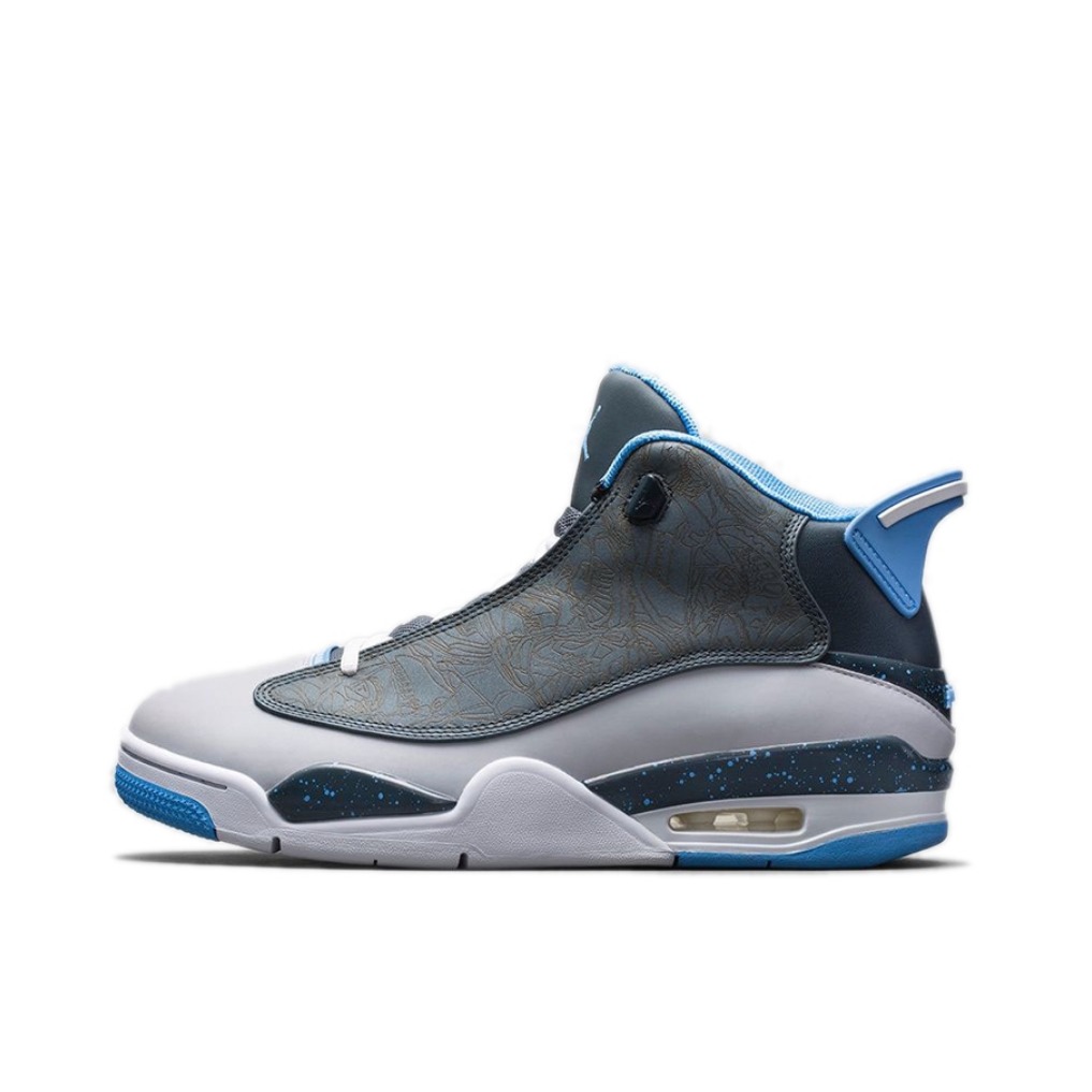 推荐商品：Air Jordan Dub Zero 篮球鞋 轻便防滑耐磨实战舒适百搭复古 Wolf Grey/Blue 灰蓝