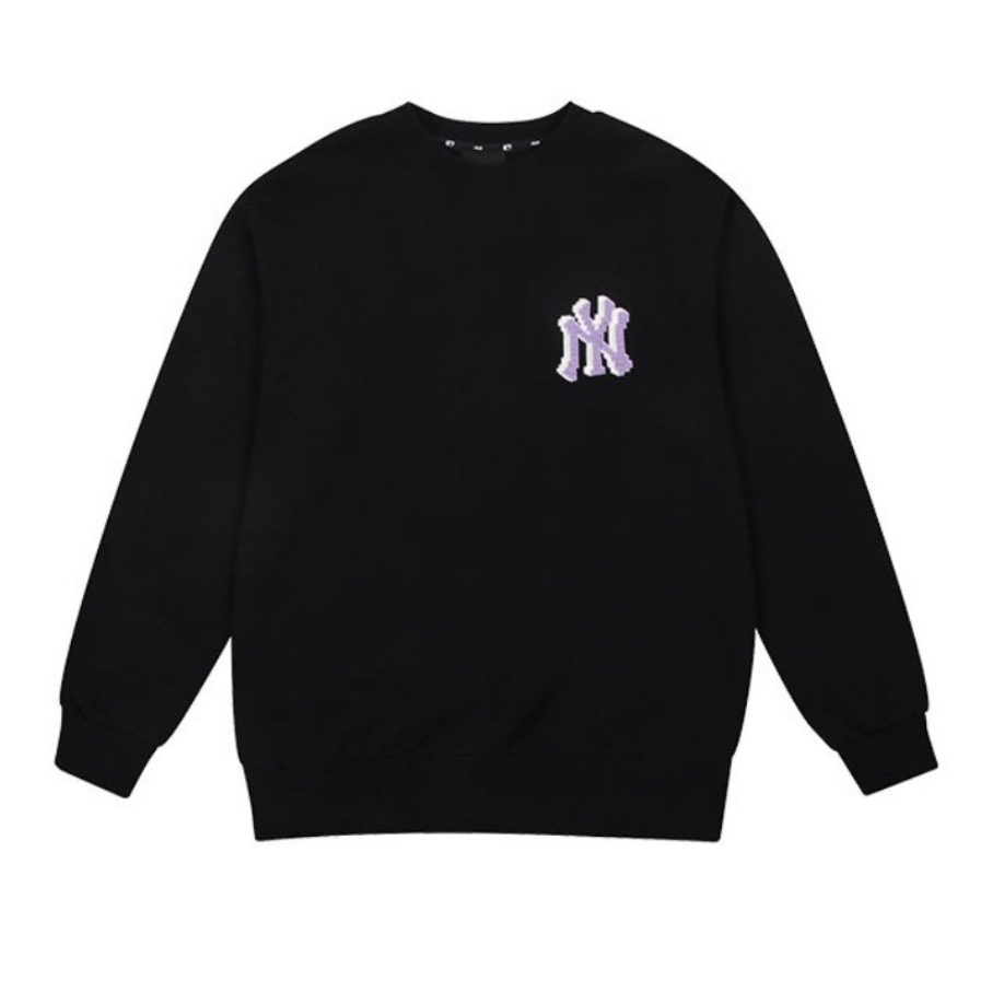 MLB NY纽约洋基队大标时尚马赛克涂鸦宽松圆领套头卫衣 男女同款 31MGT2111