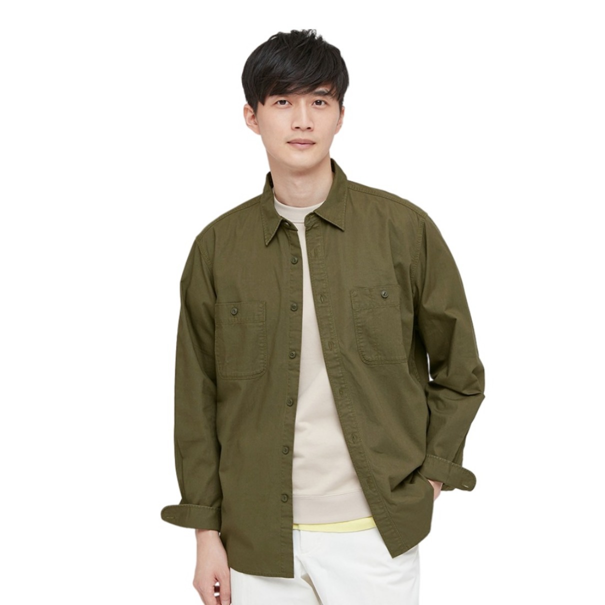 UNIQLO/优衣库 水洗工装衬衫 436315