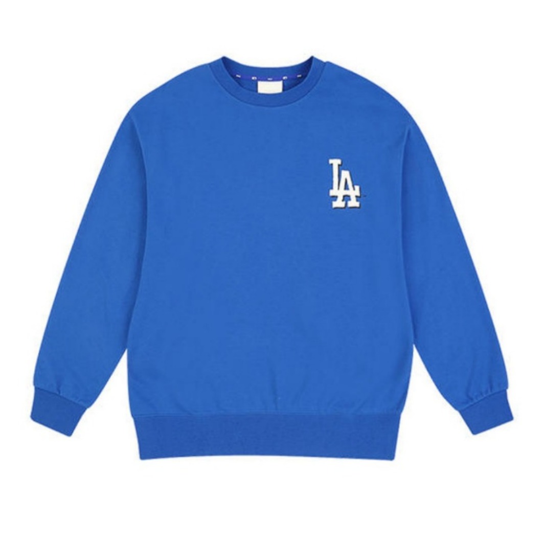 MLB 后字母NY宽松长袖圆领卫衣 男女同款 31MT05011