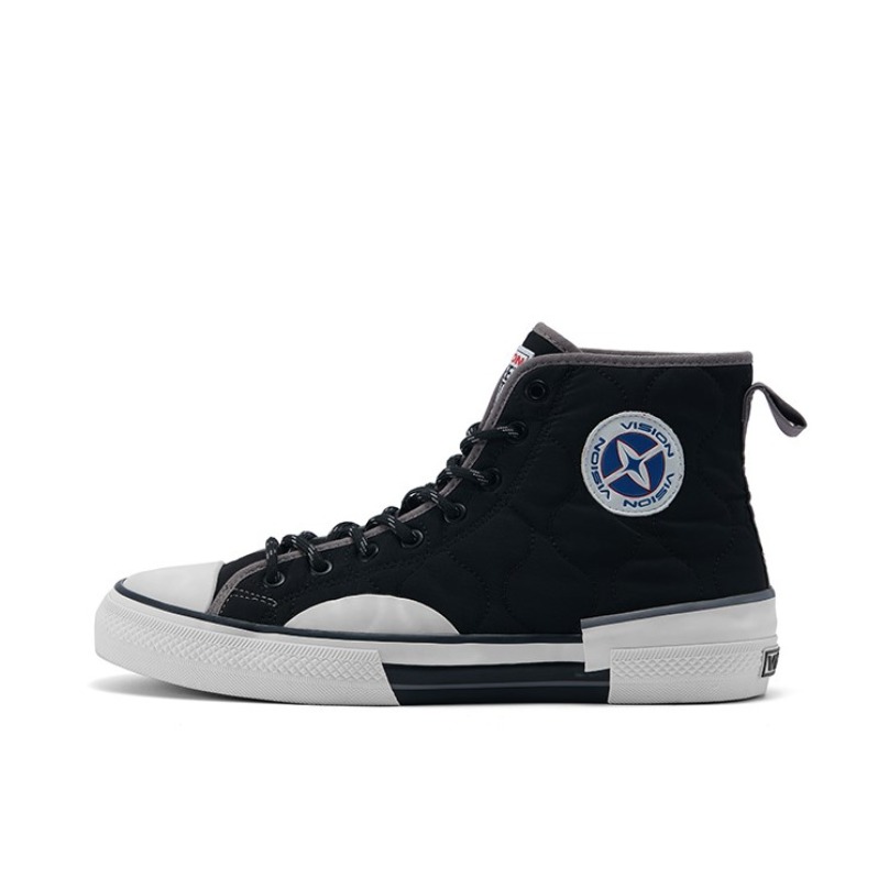 推荐商品：Vision Streetop Wear 80's Canvas Hi Retro 防滑耐磨 轻便舒适 潮流休闲 元年复刻 帆布鞋 黑色