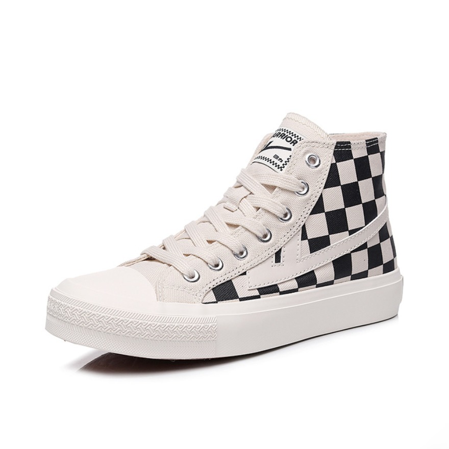 回力 棋盘格帆布鞋 C186TC