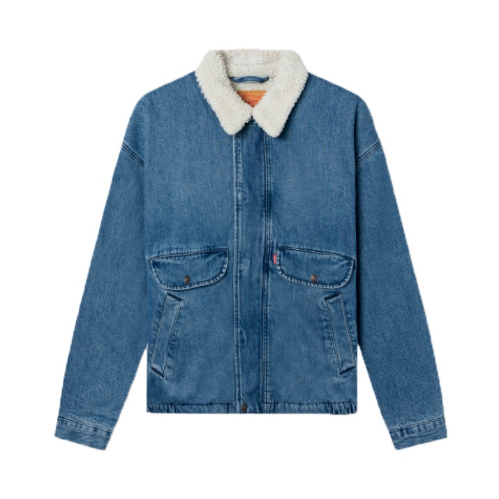 【李现同款】Levi's 仿羊羔绒牛仔外套夹克 A0729