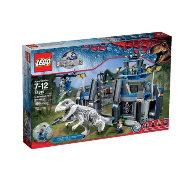 LEGO/乐高 侏罗纪世界系列混种暴龙脱逃 75919 