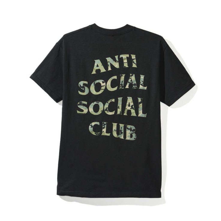 ANTI SOCIAL SOCIAL CLUB BEVERLY TEE 迷彩短袖打底T恤 男女同款