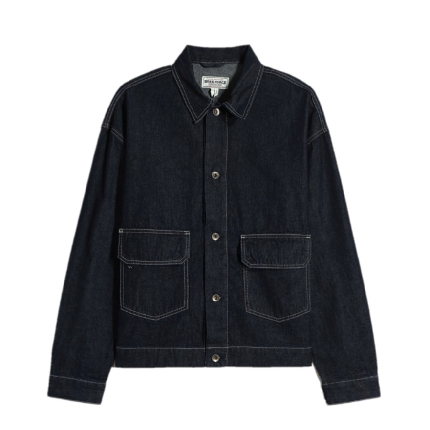 Gap 工装风宽松纯棉牛仔衣 633703